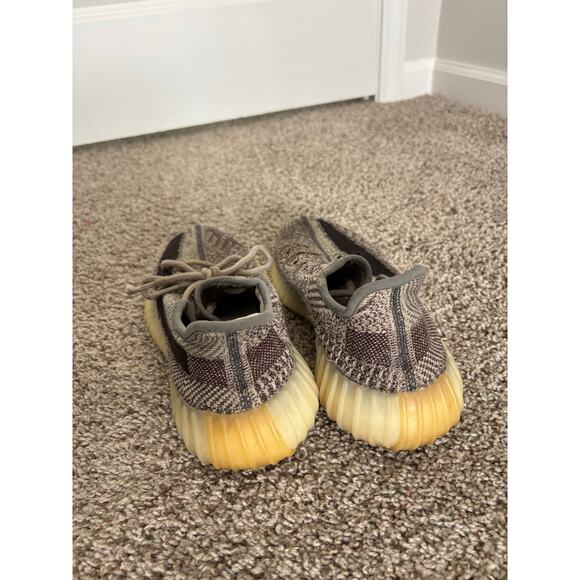 Adidas Yeezy Boost 350 V2 Zyon Sneakers Men’s Size 8.5 Gray Brown Knit - Picture 3 of 8